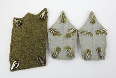 FRANCE. Paire de pattes de col d'officier...