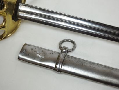 FRANCE. Sabre de carabiniers modèle 1854,...