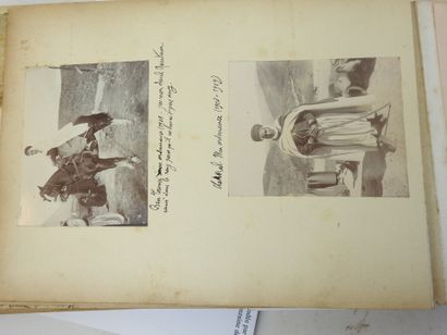 
ALBUM PHOTO. Album d'un officier de spahis...