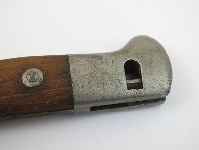 TURQUIE. Baïonnette Mauser, lame signée Weyersberg,...