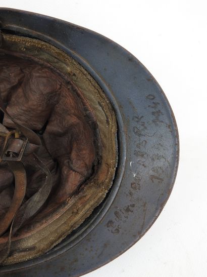 FRANCE. Casque Adrian M15 d'infanterie en...