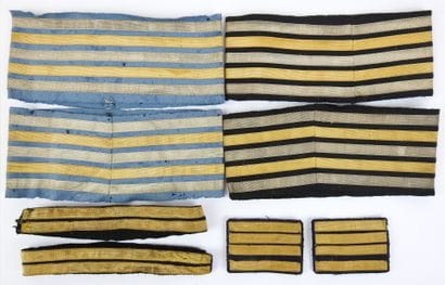 FRANCE. Lot de 3 paires de galons de manche...