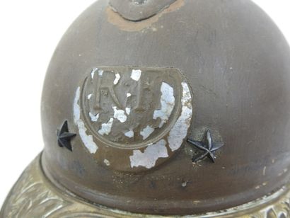 FRANCE. Casque Adrian modèle 1915 de l'armée...