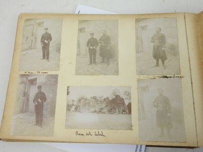 
ALBUM PHOTO. Album d'un officier de spahis...