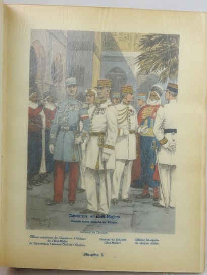 BUCQUOY (E.L.) Les uniformes de l'armée française...