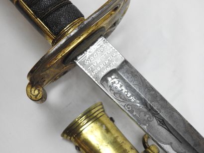 ANGLETERRE. Sabre d'officier d'infanterie...