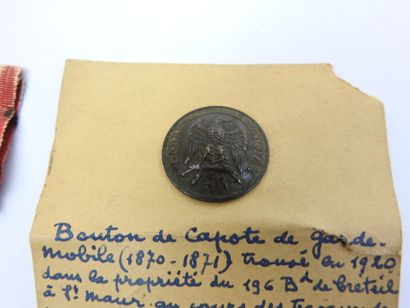 FRANCE. Médaille d'Italie en argent signée...