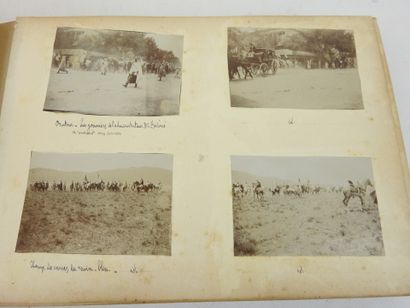 
ALBUM PHOTO. Album d'un officier de spahis...