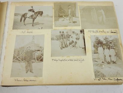 
ALBUM PHOTO. Album d'un officier de spahis...