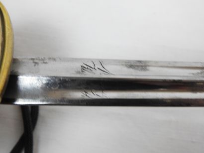 FRANCE. Epée modèle 1816 à ciselure d'officier...