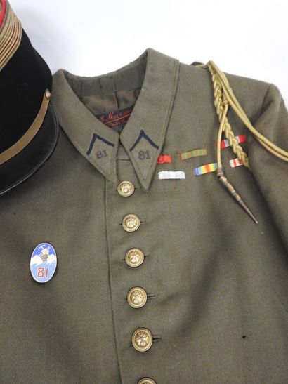 FRANCE. 81st RI colonel chef de corps outfit,...
