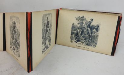 DIVERS. Dépliant constitué de 10 cartes illustrées...