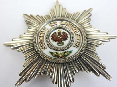 GERMANY. Order of the red eagle, 1st class...