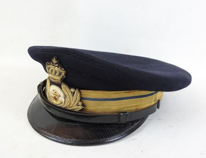 ITALIE. Casquette d'officier de santé subalterne...