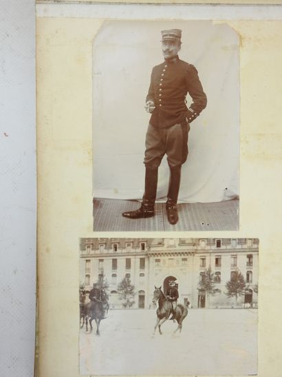 
ALBUM PHOTO. Album d'un officier de spahis...