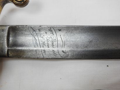 BELGIQUE. Sabre d'officier de cavalerie,...