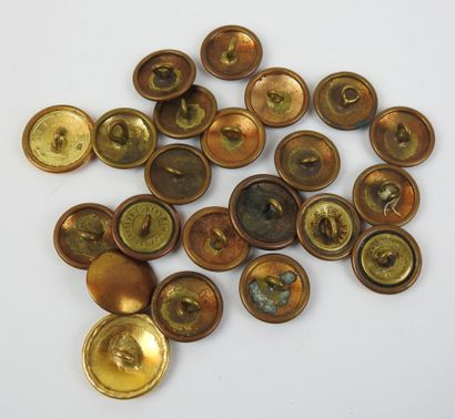 ALLEMAGNE. Boutons en cuivre pour les uniformes...