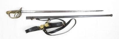 FRANCE. Sabre modèle 1855 de général de brigade,...