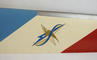 FRANCE. Pale de rotor d'hélicoptère en acier...