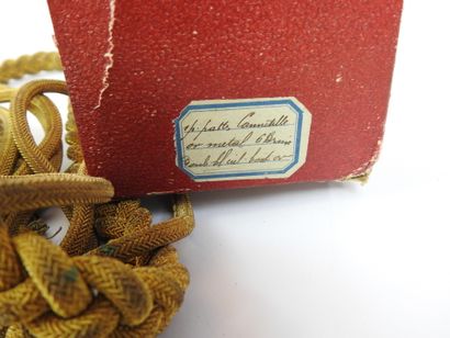 FRANCE. Aiguillettes d'officier d'état-major...