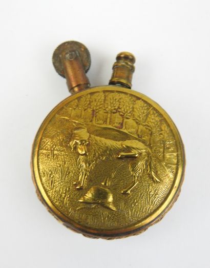 FRANCE. Lighter finely decorated with red...