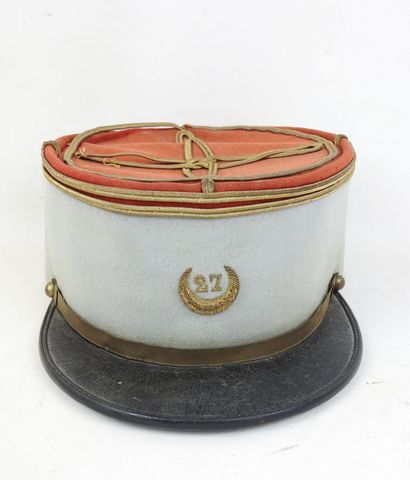 FRANCE. Képi polo de lieutenant du 27e RTA...