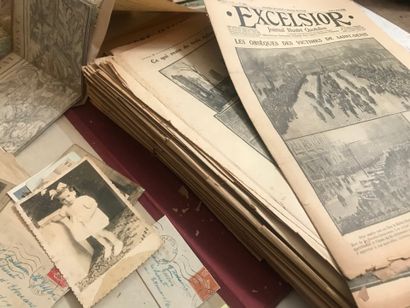 FRANCE. L'Excelsior, lot de journaux, année...