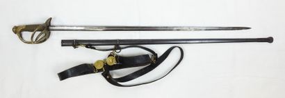 FRANCE. Sabre modèle 1855 de général de brigade,...