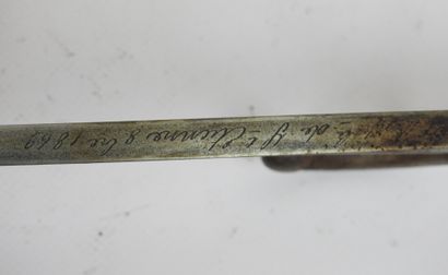 FRANCE. Baïonnette Chassepot modèle 1866...