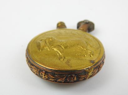 FRANCE. Lighter finely decorated with red...