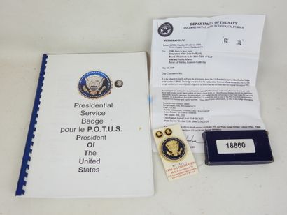 
ETATS-UNIS. Insigne officiel des services...