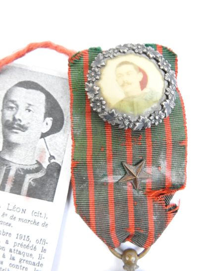 FRANCE. Croix de guerre attribuée au sous-lieutenant...