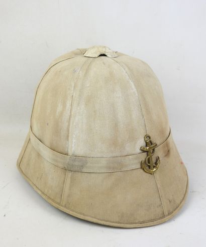 FRANCE. Casque colonial modèle 1886 en liège...
