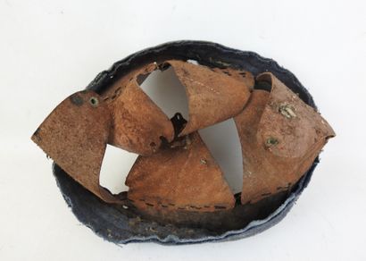 
FRANCE. Casque Adrian modèle 1926 en acier...