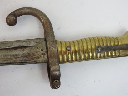 FRANCE. Baïonnette Chassepot modèle 1866...