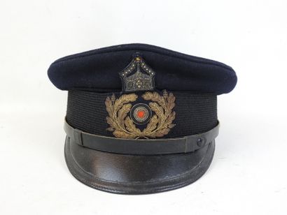 ALLEMAGNE. Casquette d'officier de la marine...