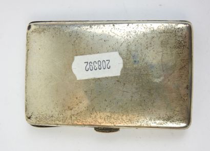 ALLEMAGNE. Boite à cigarette en argent poinçonnée...