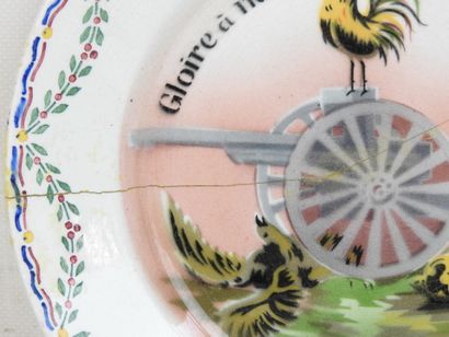 
FRANCE. Assiette parlante de Choisy 