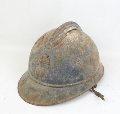 FRANCE. Casque Adrian M15 d'infanterie en...