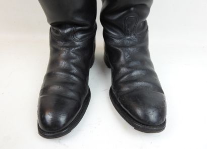 ALLEMAGNE. Paire de bottes d'officier allemand...
