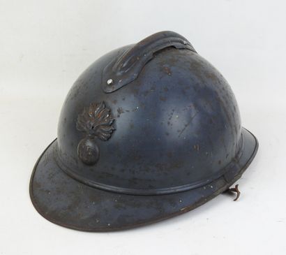 FRANCE. Casque Adrian M15 d'infanterie en...