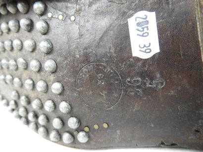 FRANCE. Paire de brodequins modèle 1917 en...