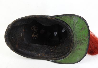 FRANCE. Shako d'artillerie modèle 1860 