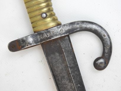 FRANCE. Baïonnette Chassepot modèle 1866...