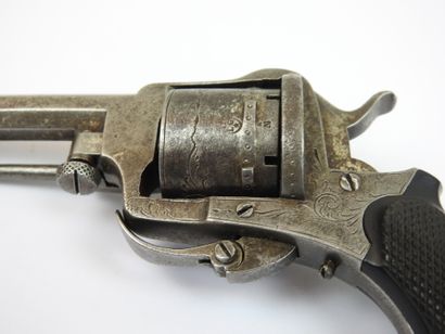 BELGIUM. Lefaucheux system pinfire revolver,...