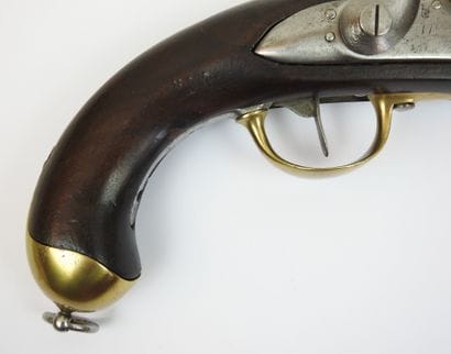 FRANCE. Pistolet à silex de cavalerie modèle...