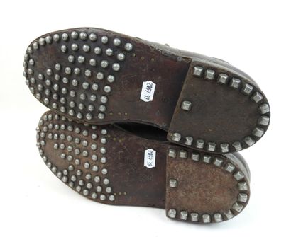 FRANCE. Paire de brodequins modèle 1917 en...