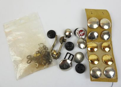 ALLEMAGNE. Boutons de modèles divers armée...
