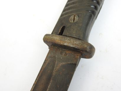 ALLEMAGNE. Baïonnette Mauser 98K, lame numérotée...