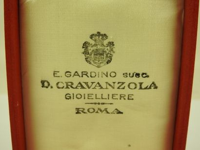 ITALIE. Ordre de la couronne, croix de commandeur...